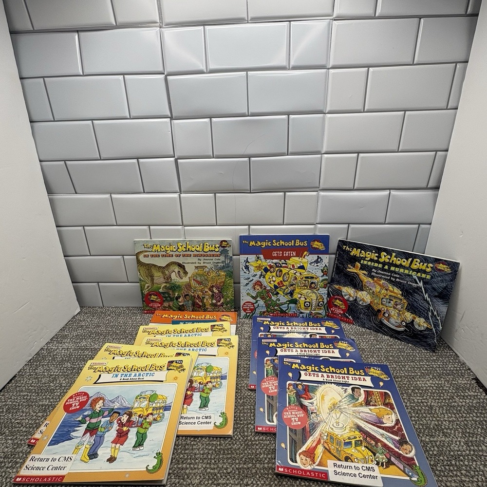 Scholastic Books Magic School Bus Collection Elementary Classroom Guided Reading